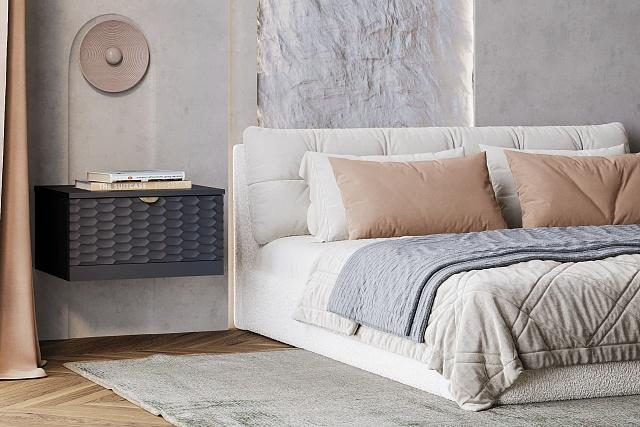 Тумба прикроватная подвесная Тоди - 1 Графит