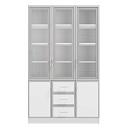 Книжный шкаф Альма - 17 Белый