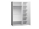 Шкаф распашной Стрекоза - 3 МДФ Белый