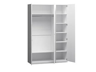 Шкаф распашной Стрекоза Mini - 3 Белый