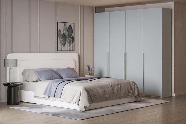 Шкаф распашной Лорена Бест - 4 Серый Камень