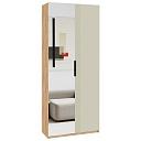 Шкаф распашной Астрис - 2 с зеркалом Сантьяго