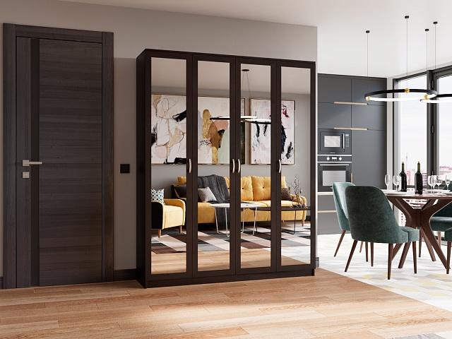 Шкаф распашной Стелла - 2 Венге