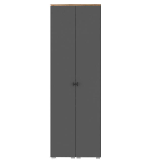 Шкаф распашной Квели - 2 Графит