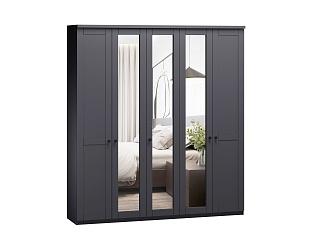 Шкаф распашной София РАХ - 9 МДФ Графит