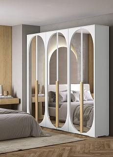 Шкаф распашной Брей - 3.2 Белый