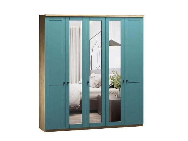 Шкаф распашной София РАХ - 9 МДФ Аквамарин