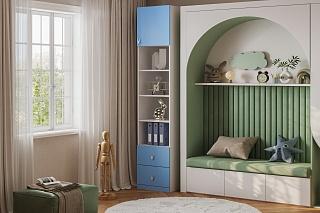 Пенал Банни - 3 МДФ Пастельно-Синий