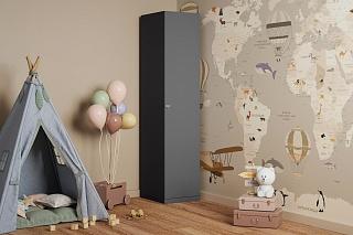 Шкаф распашной Стрекоза - 1 МДФ Графит