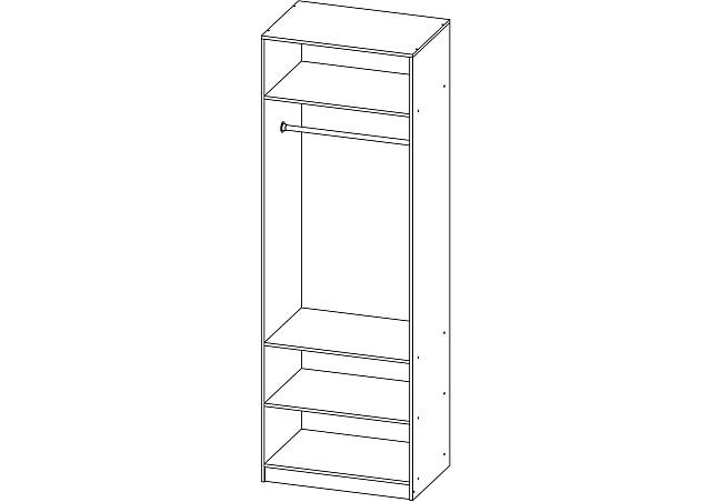 Шкаф распашной Карлос - 037