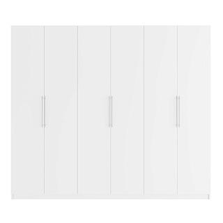 Шкаф распашной Калифорния - 6 Белый