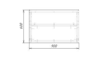 Журнальный стол Бостон Черный