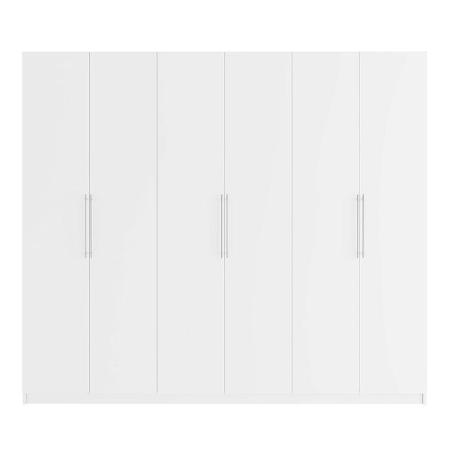 Шкаф распашной Калифорния - 6 Белый