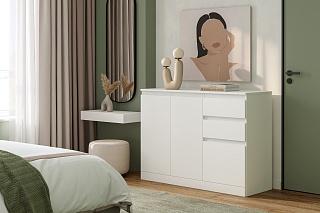 Комод Мальм - 22 Белый