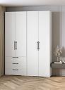 Шкаф распашной Мори-Хелена - 8 Белый
