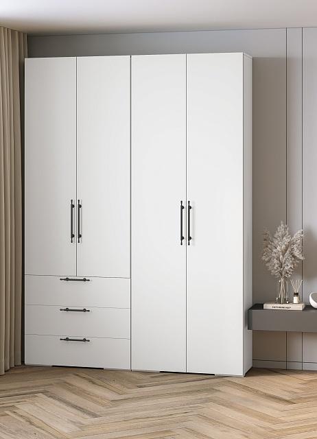 Шкаф распашной Мори-Хелена - 8 Белый