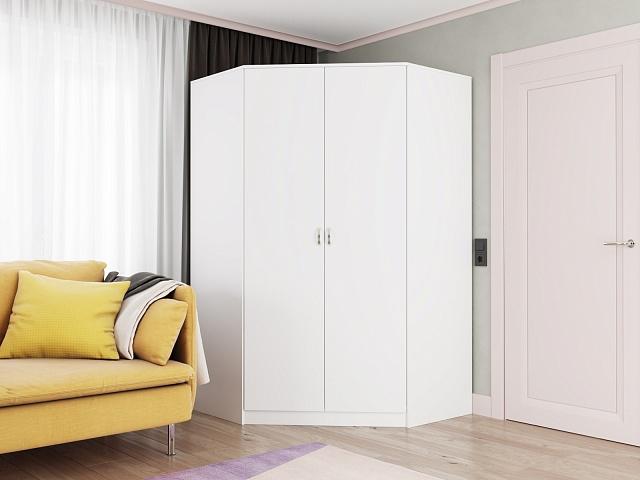 Шкаф угловой Стильный - 2У Белый