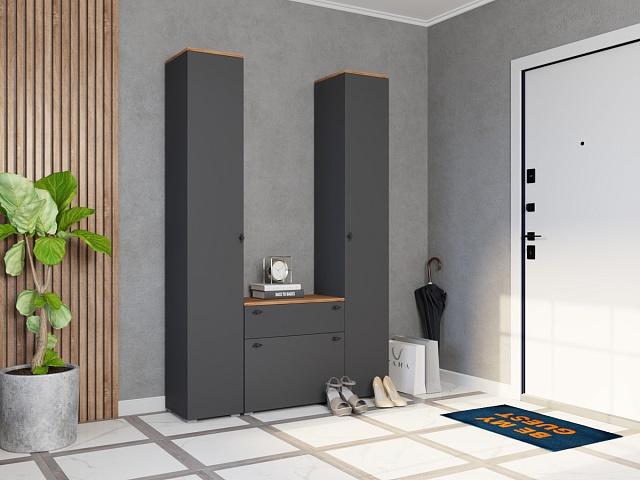 Прихожая Квели - 8 Графит