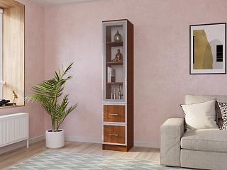 Книжный шкаф Альма - 4 Орех Экко