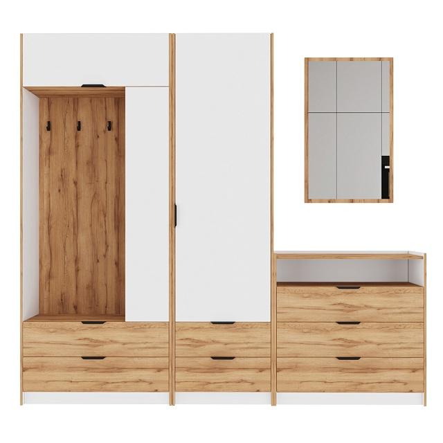 Прихожая Санти - 4 Белый