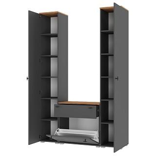 Прихожая Квели - 8 Графит