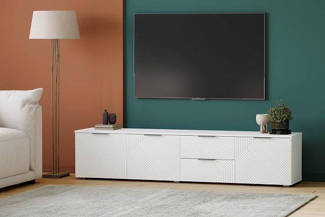 Тумба под ТВ Салерно NEW 1 Белый