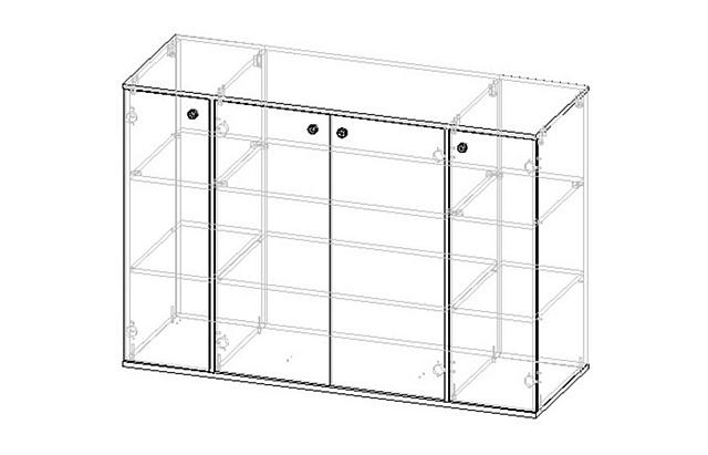 Комод Колорадо - 1 МДФ