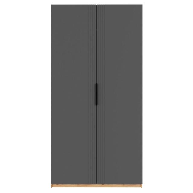 Шкаф распашной Астрис - 3 Графит
