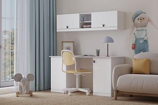 Детская стенка Банни - 11 МДФ Белый