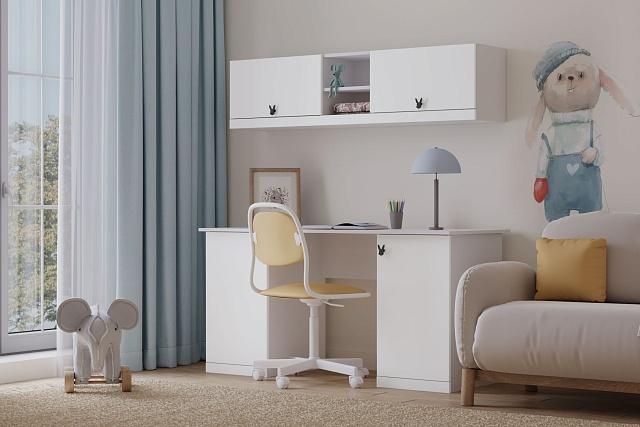 Детская стенка Банни - 11 МДФ Белый