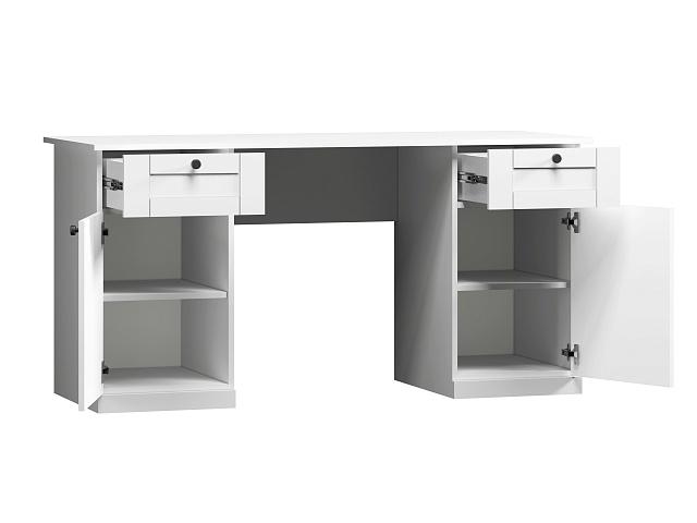 Письменный стол София РАХ - 3 МДФ Белый