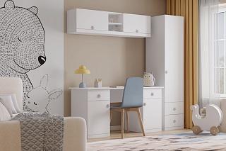 Детская стенка Скарабей - 10 МДФ Белый