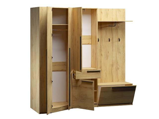 Прихожая Лорена Пакс - 3 Дуб Золотистый