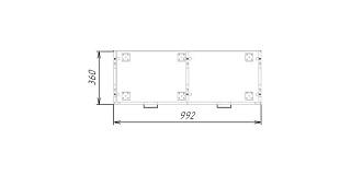 Стеллаж Тоди - 2 Белый