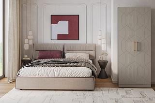 Шкаф распашной Дольче - 2 МДФ Кашемир