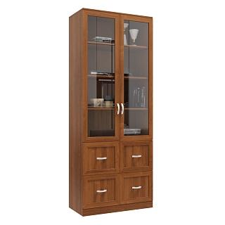 Книжный шкаф Библиограф - 2 №4 Орех Экко