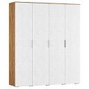 Шкаф распашной Асти - 4 Белый