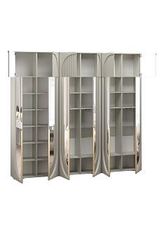 Шкаф распашной Брей - 3.2 с антресолью Кашемир