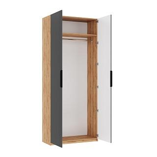 Шкаф распашной Астрис - 2 Графит