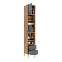 Стеллаж Скарлет - 5 Графит