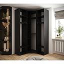 Шкаф угловой Мори - 10 Черный