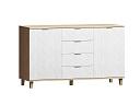 Комод Марвин 25.1 фрезеровка 3 Белый