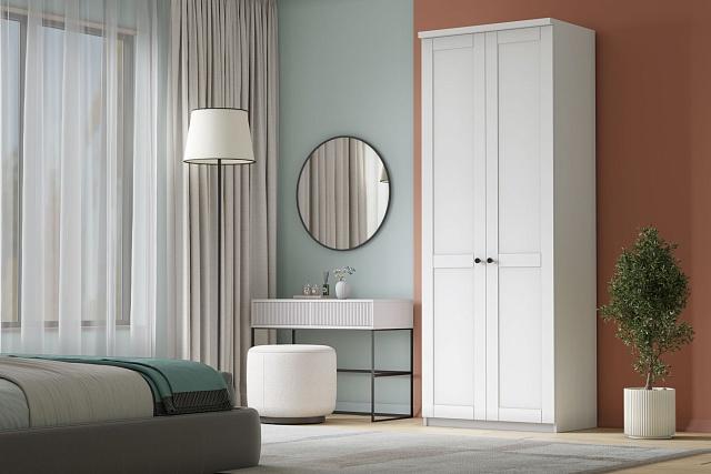 Шкаф распашной София РАХ - 2 МДФ Белый