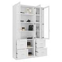 Книжный шкаф Библиограф - 3 №5 Белый