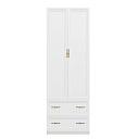 Шкаф распашной Карлос - 032 Белый