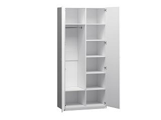 Шкаф распашной Банни Mini - 2 Белый