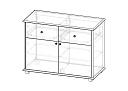Комод Луиза - 7 МДФ Белый