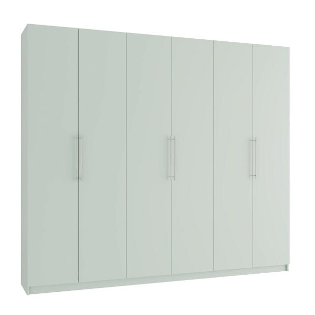 Шкаф распашной Калифорния - 6 Пастельный Зеленый