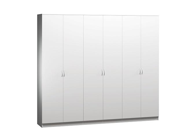 Шкаф распашной Лайт-6 Белый