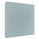 Шкаф распашной Калифорния - 6 с антресолью Сумеречный Голубой